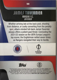 James Tavernier - 2025-26 Topps Chrome UEFA Club Competitions (Base) [168] - achterkant | Lichcards