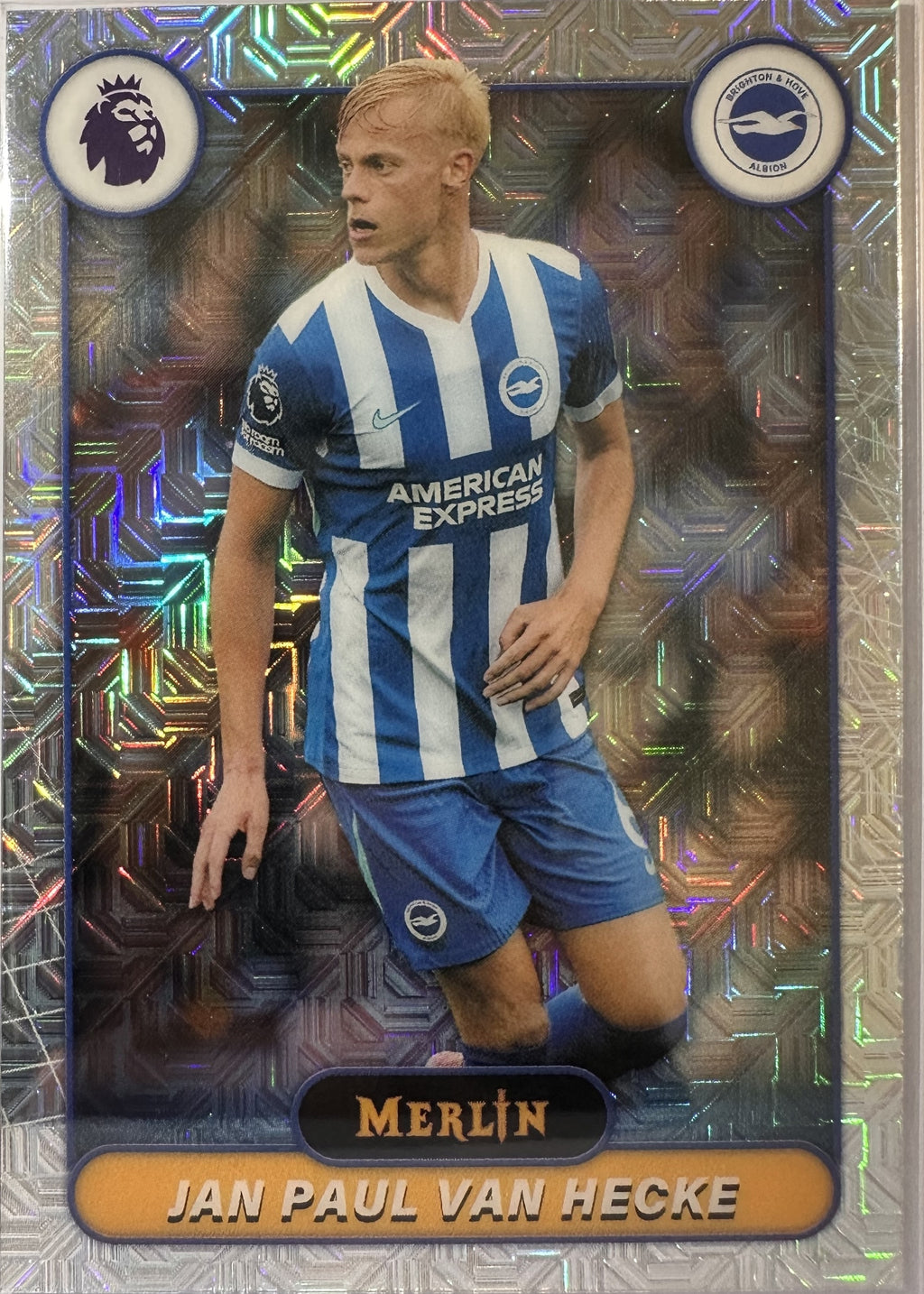 Jan Paul van Hecke - 2025-26 Topps Merlin Premier League (Mojo Refractor) [47] - voorkant