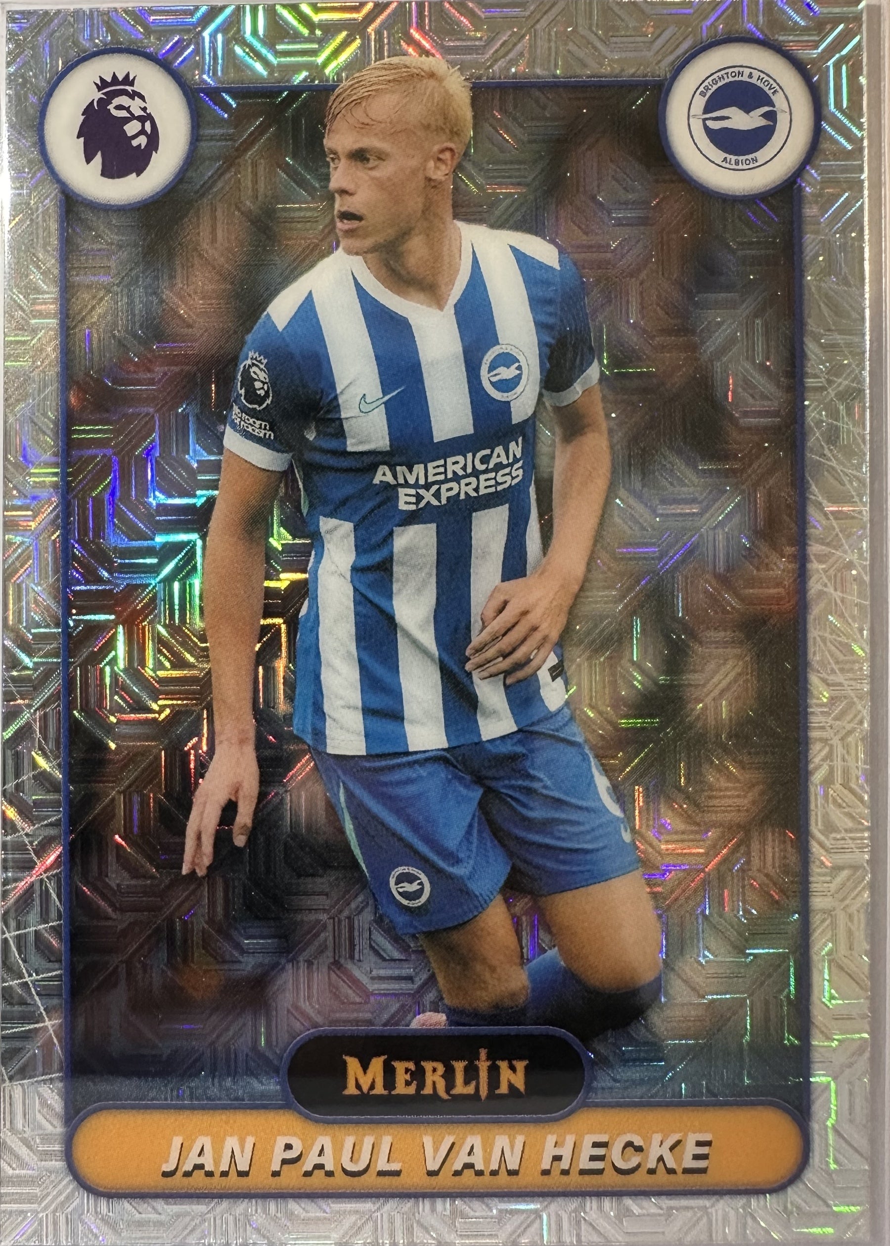 Jan Paul van Hecke - 2025-26 Topps Merlin Premier League (Mojo Refractor) [47] - voorkant