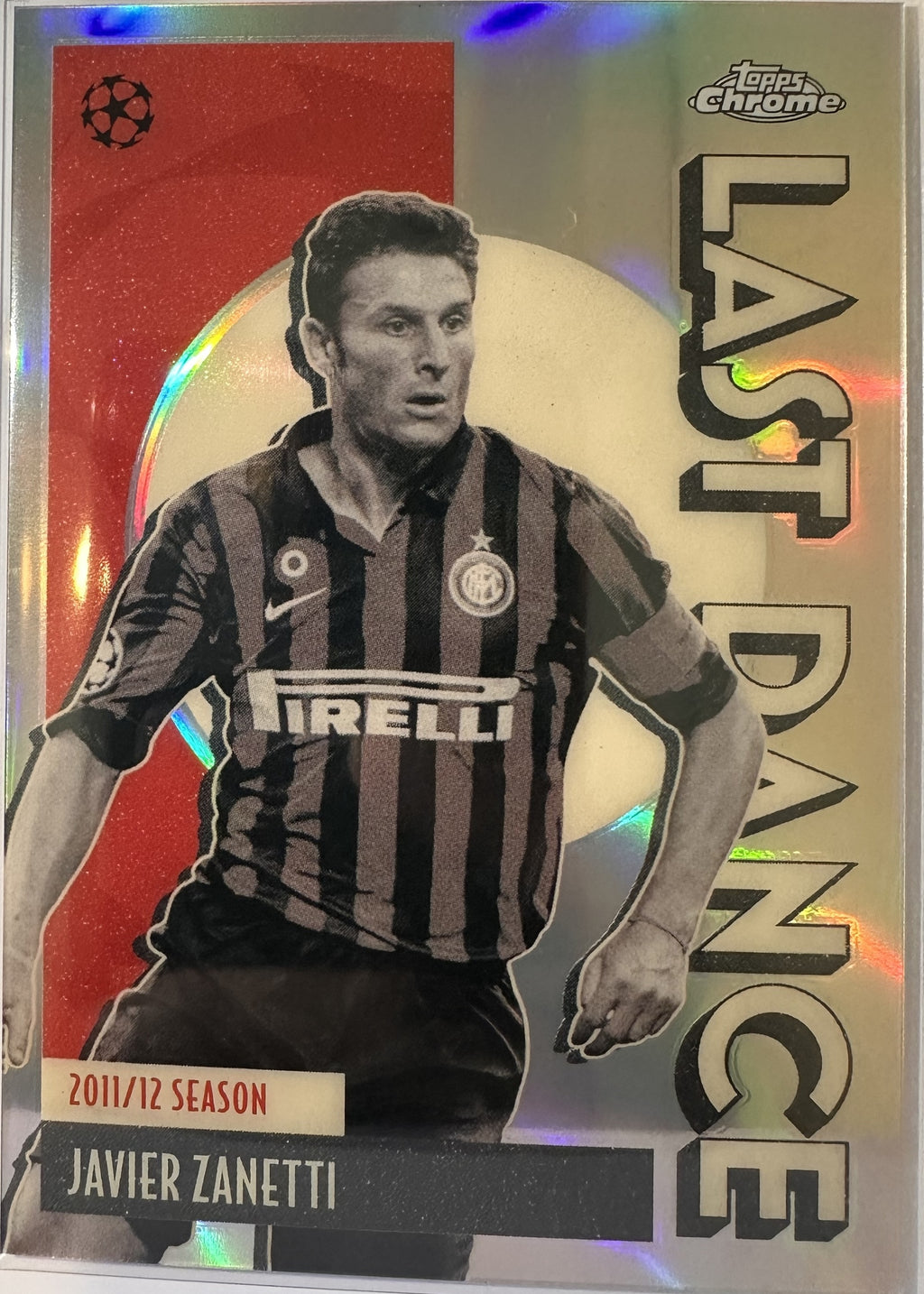 Javier Zanetti - 2025-26 Topps Chrome UEFA Club Competitions (Last Dance) [LD-14] - voorkant