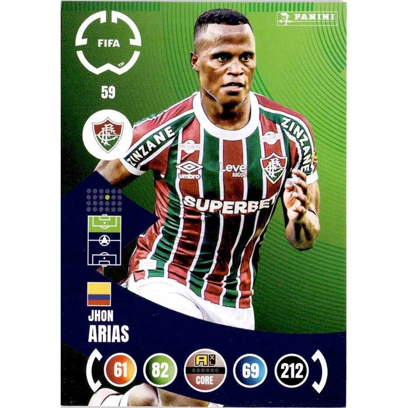 Jhon Arias Fluminense FC Panini FIFA Club World Cup 2025 Adrenalyn XL Base 59