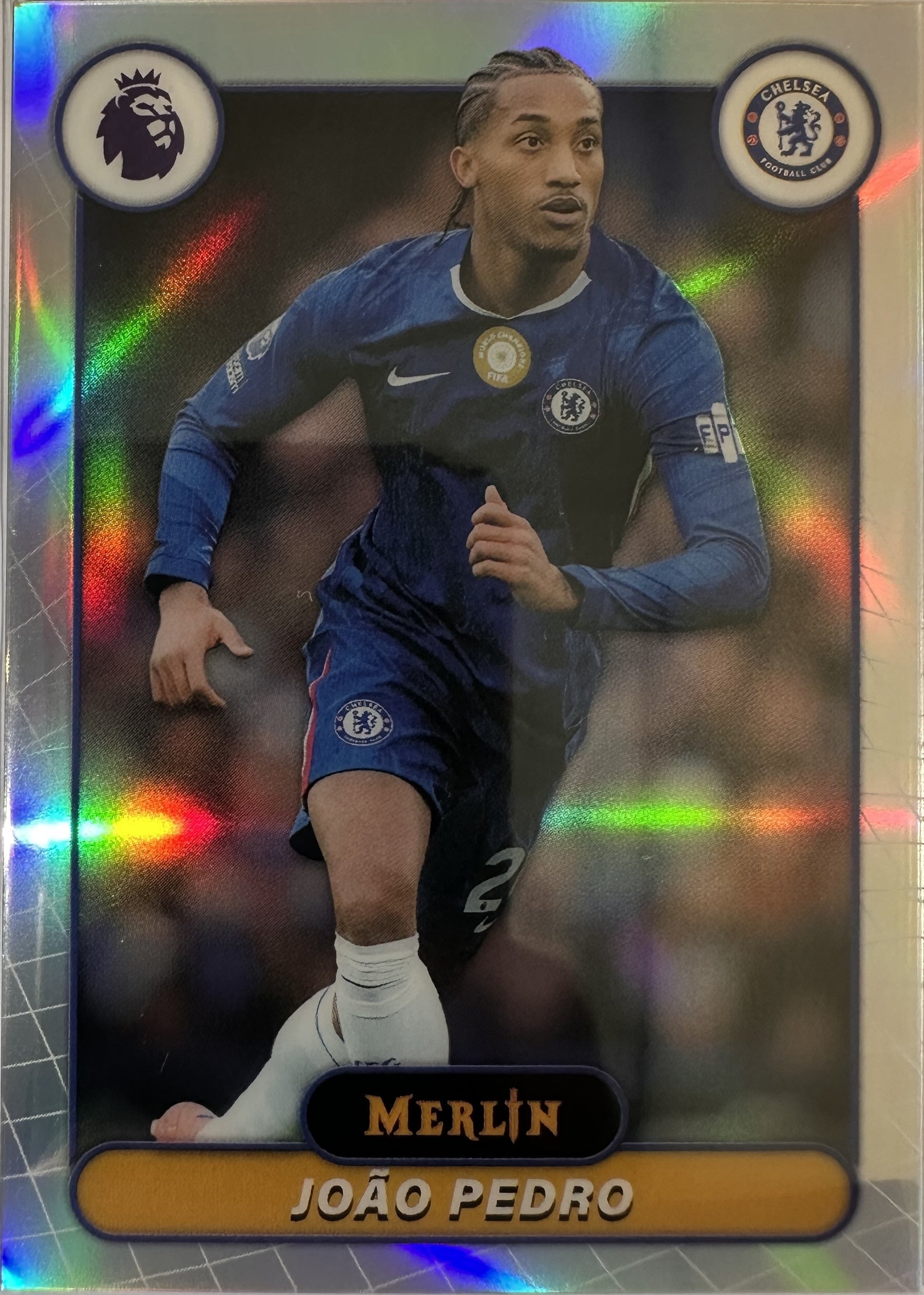 João Pedro - 2025-26 Topps Merlin Premier League (Refractor) [65] - voorkant