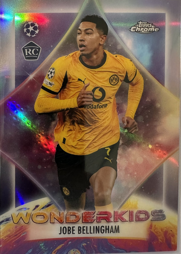 Jobe Bellingham - 2025-26 Topps Chrome UEFA Club Competitions (Wonderkids RC) [WK-9] - voorkant