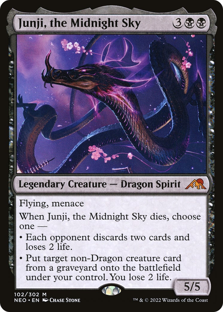 Junji, the Midnight Sky – Kamigawa: Neon Dynasty 102 – Magic: The Gathering single card | Lichcards Imagen principal del producto