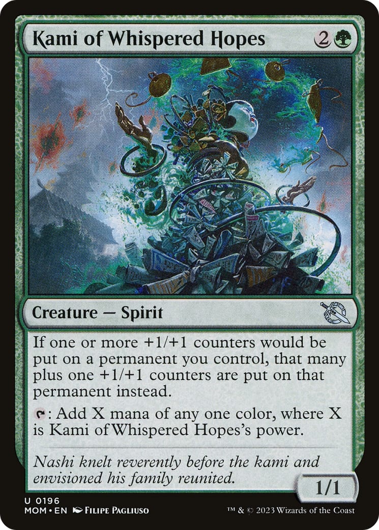 Kami of Whispered Hopes – March of the Machine 196 – Magic: The Gathering single card | Lichcards Main image