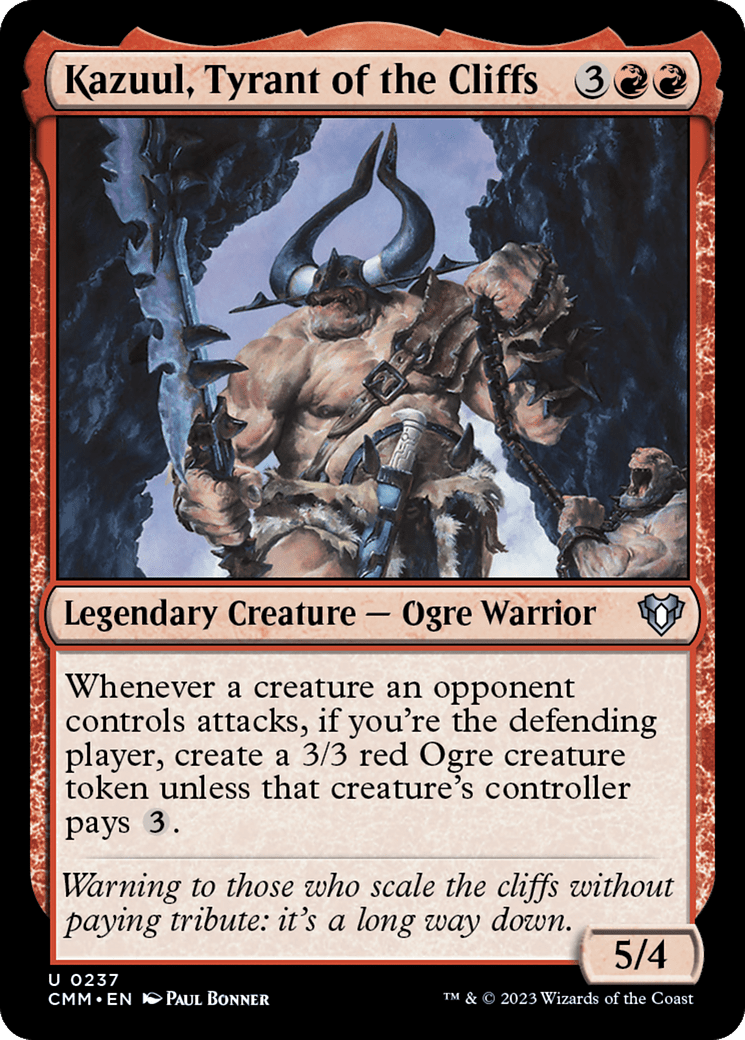 Kazuul, Tyrant of the Cliffs (CMM)