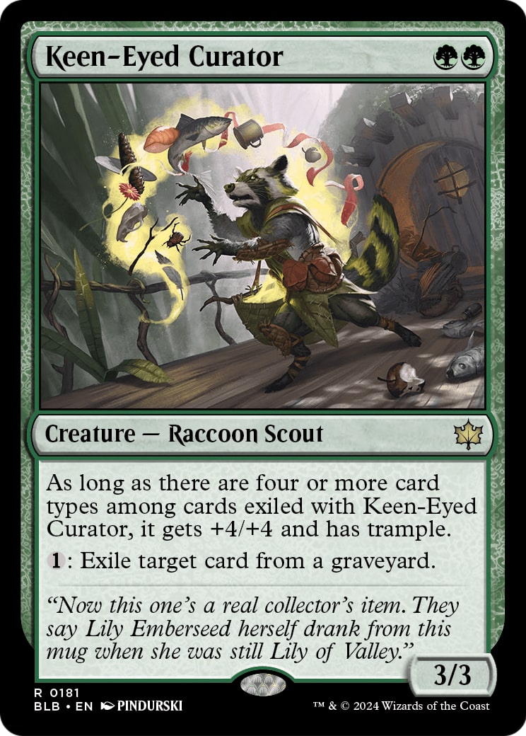 Keen-Eyed Curator – Bloomburrow 181 – Magic: The Gathering single card | Lichcards Image principale du produit
