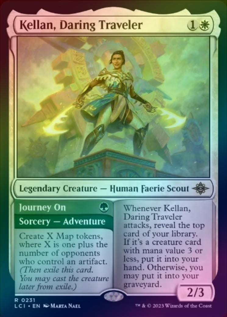 Kellan, Daring Traveler // Journey On (Foil) (LCI)