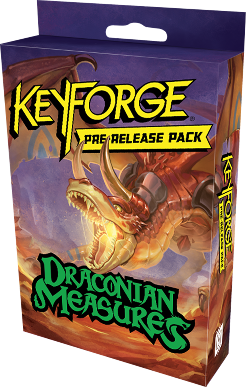 KeyForge Draconian Measures Pre-Release Kit Engelse editie met drie decks en willekeurige House-pin