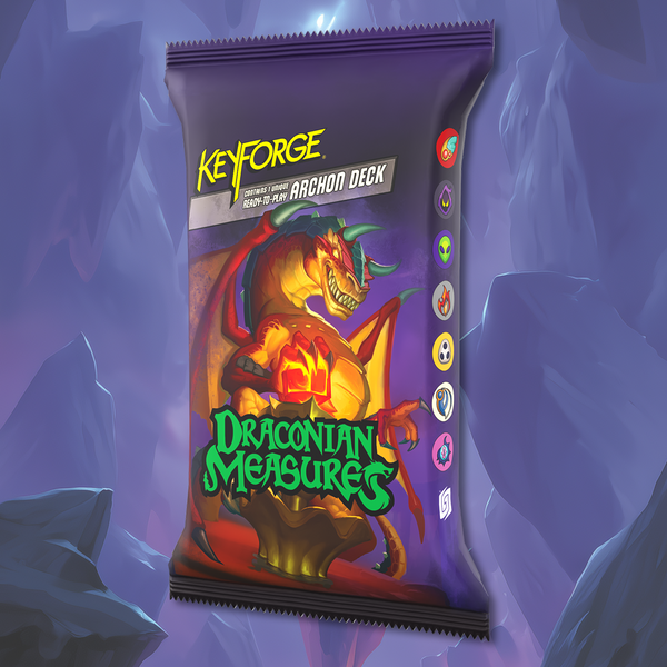 KeyForge Draconian Measures los verzegeld Archon Deck – Engelse editie