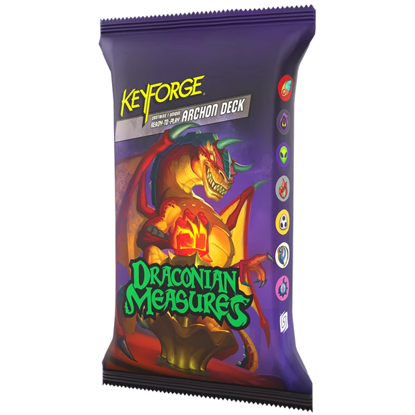 KeyForge Draconian Measures single Archon Deck verpakking