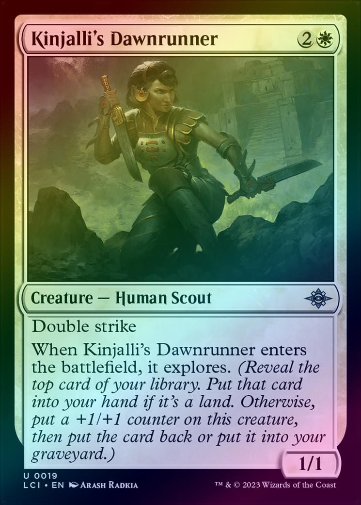 Kinjalli's Dawnrunner (Foil) (LCI)