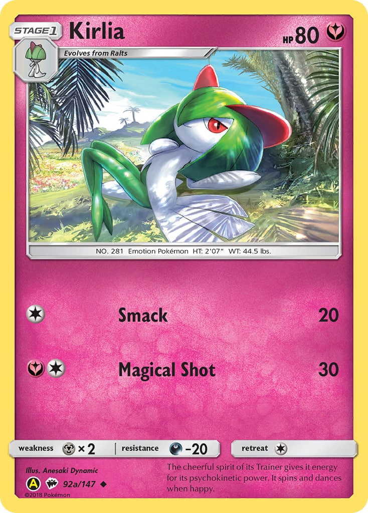 Kirlia – Burning Shadows 92a – Pokémon TCG single card | Lichcards