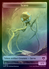 Knight // Servo Token (Foil) (TCMM)