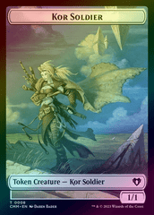 Kor Soldier // Elemental Token (Foil) (TCMM)