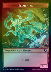 Kor Soldier // Elemental Token (Foil) (TCMM)