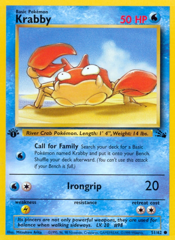 Krabby – Fossil 51 – Pokémon TCG single card | Lichcards Immagine principale del prodotto