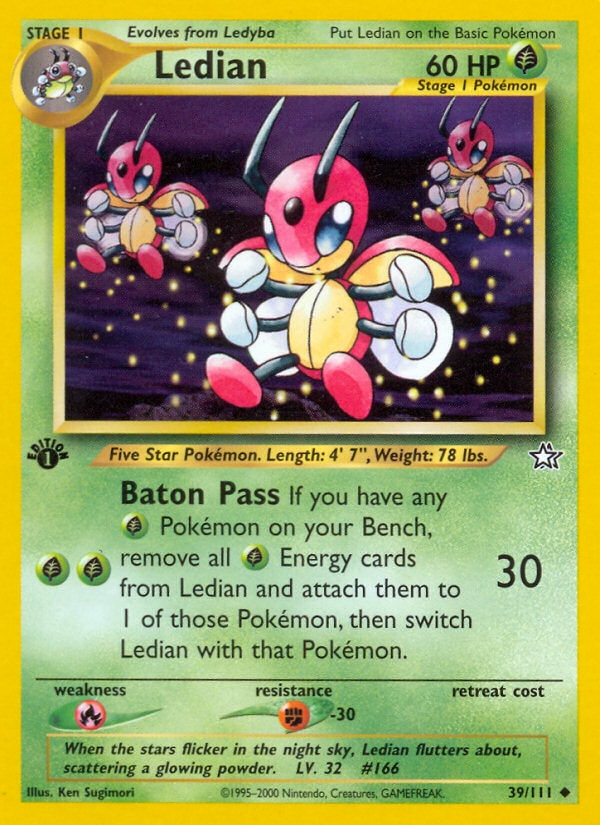 Ledian – Neo Genesis 39 – Pokémon TCG single card | Lichcards Hauptbild