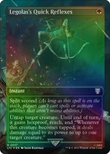 Legolas Quick Reflexes - Borderless (Foil) (LTC)