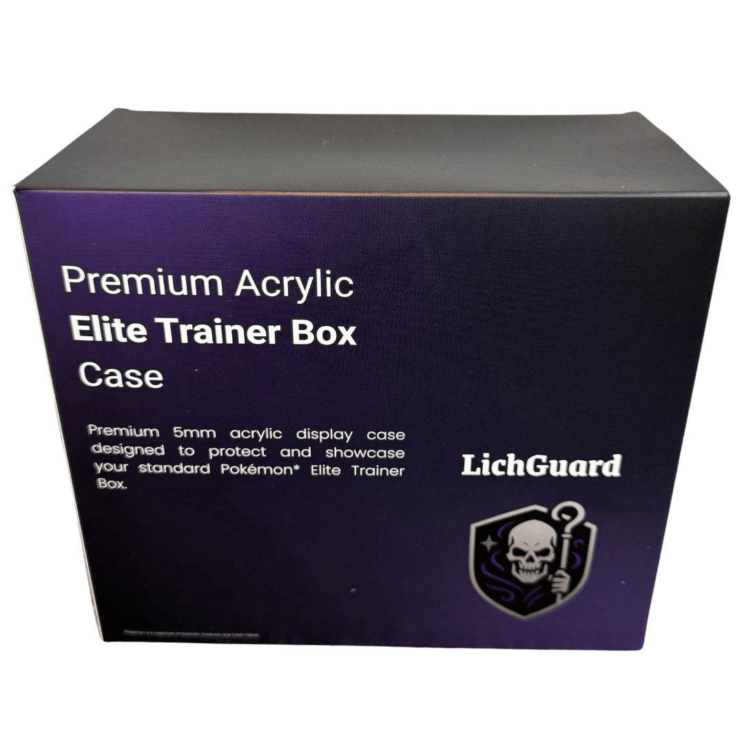LichGuard acryl case voor een Pokémon Elite Trainer Box | Lichcards Immagine principale del prodotto