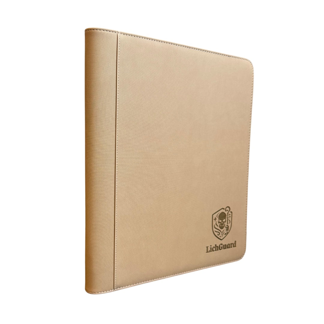 LichGuard toploader binder in beige voor 35pt toploaders | Lichcards
