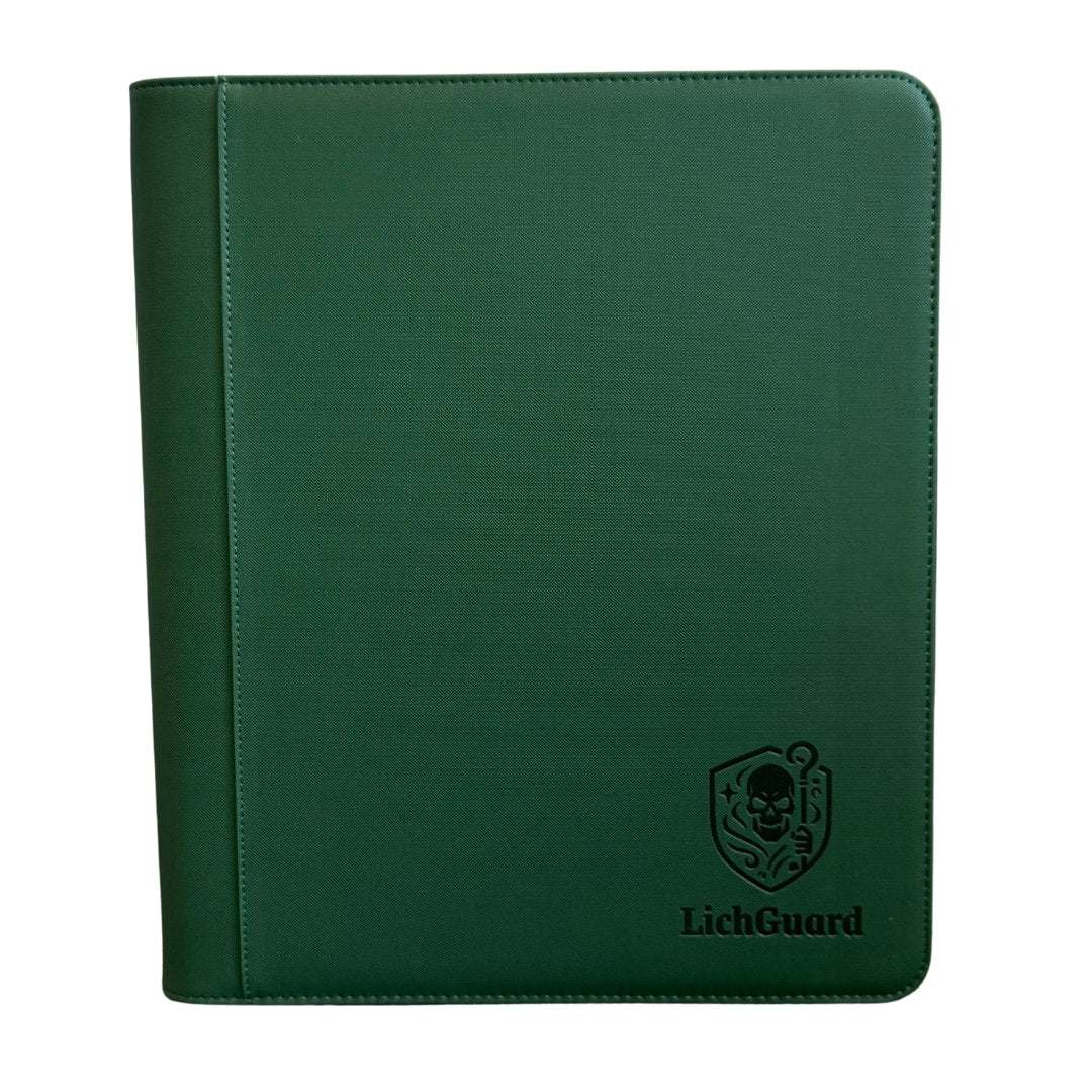 LichGuard 9-pocket toploader binder in groen | Lichcards Imagen principal del producto