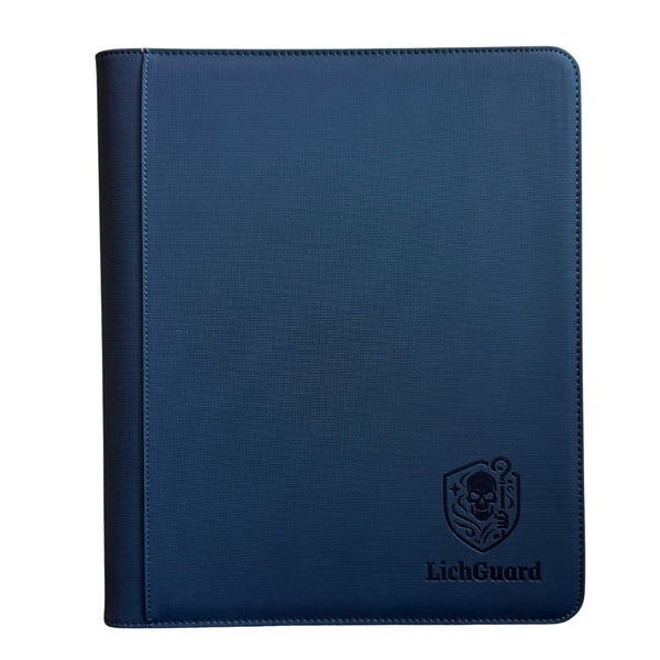 LichGuard 9-pocket toploader binder in marineblauw | Lichcards
