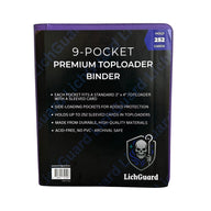 Paars LichGuard binder met 9-pocket indeling | Lichcards