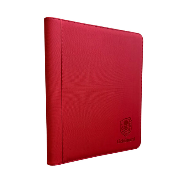 LichGuard toploader binder in rood voor 35pt toploaders | Lichcards