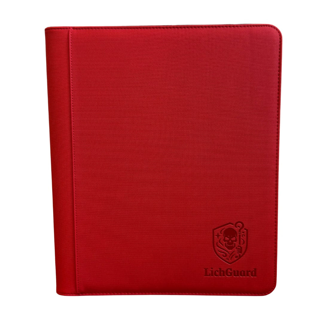 LichGuard 9-pocket toploader binder in rood | Lichcards Hauptbild