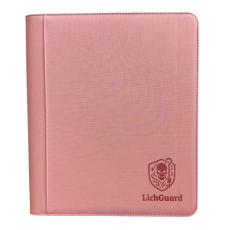 LichGuard Premium Toploader Binder 9-Pocket – Rosa