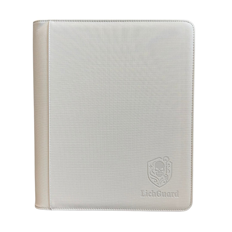 LichGuard Premium Toploader Binder 9-Pocket – Weiß