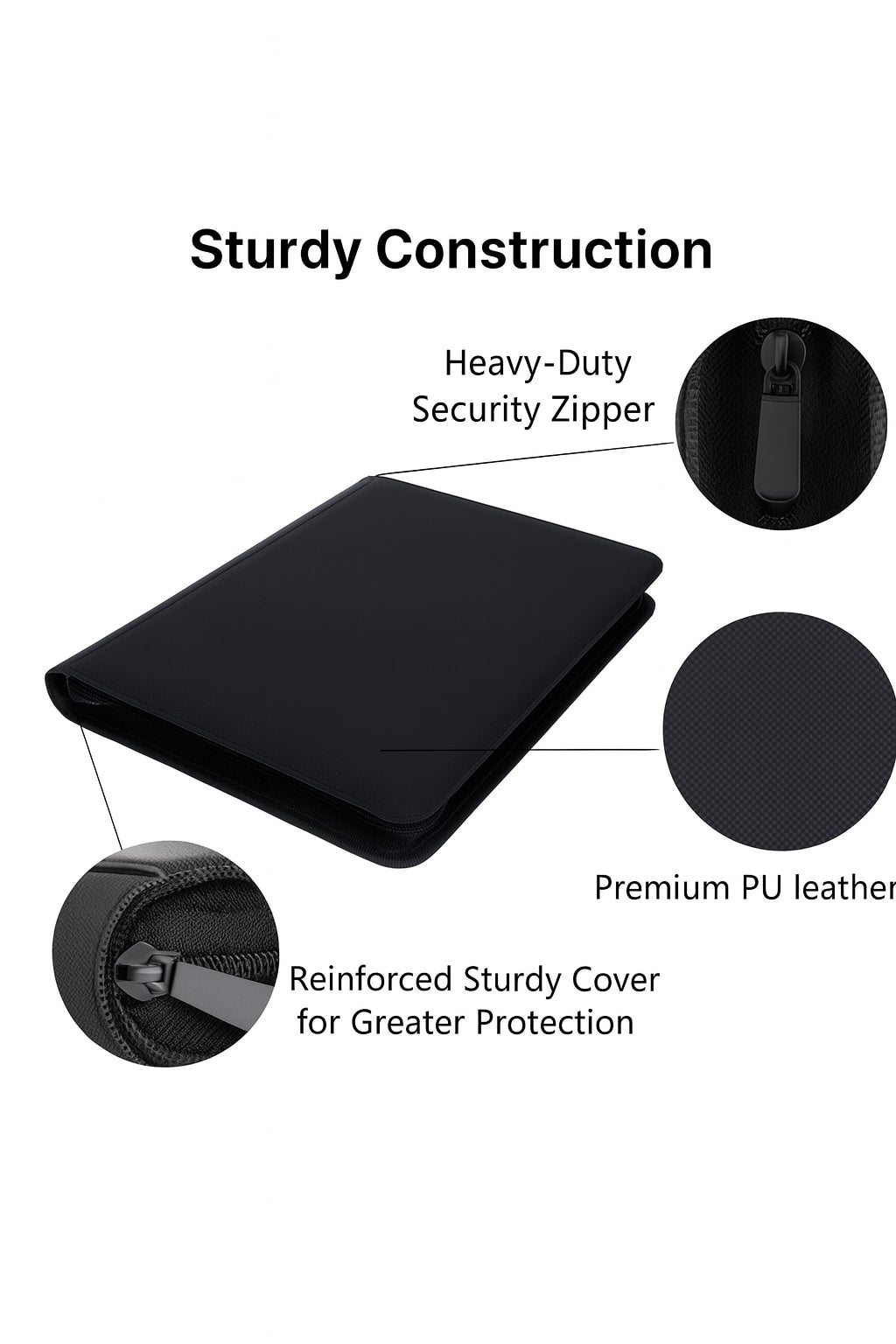 LichGuard 9-pocket binder met ritssluiting voor 252 kaarten | Lichcards