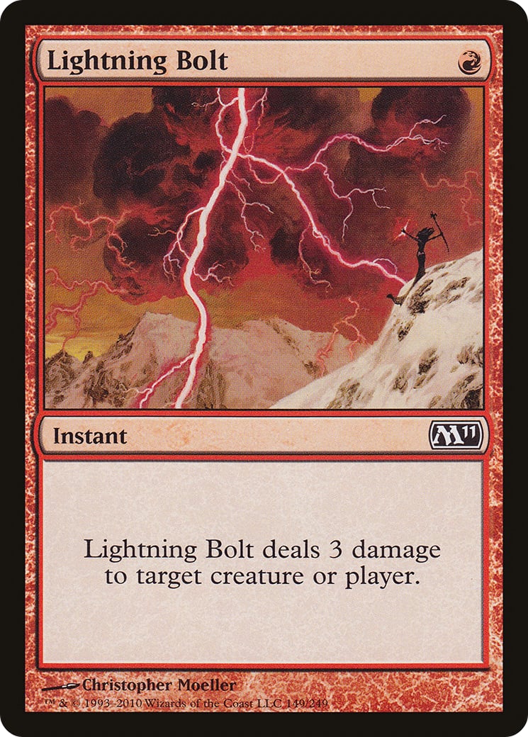 Lightning Bolt – Magic 2011 149 – Magic: The Gathering single card | Lichcards Hauptbild