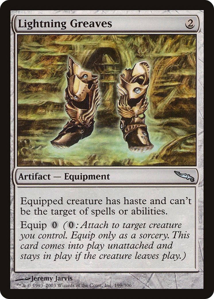 Lightning Greaves – Mirrodin 199 – Magic: The Gathering single card | Lichcards Hauptbild