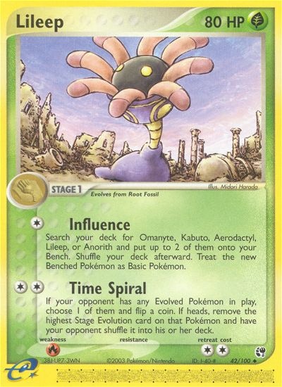 Lileep (Influence) – EX Sandstorm 42 – Pokémon TCG single card | Lichcards