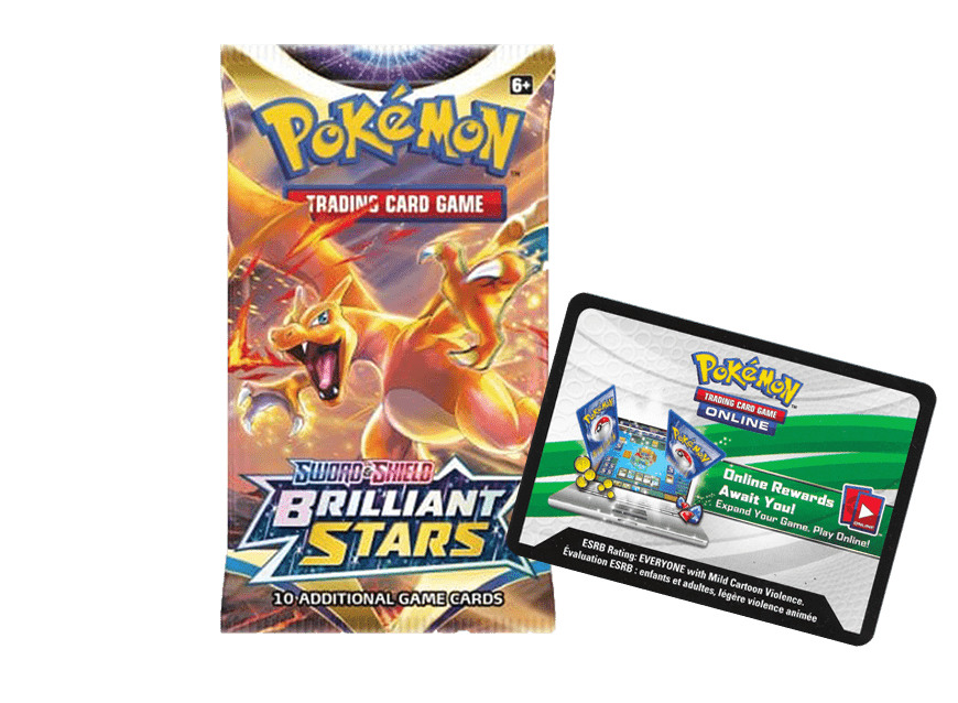 Live Pokemon Code Card: Brilliant Stars Booster Pack