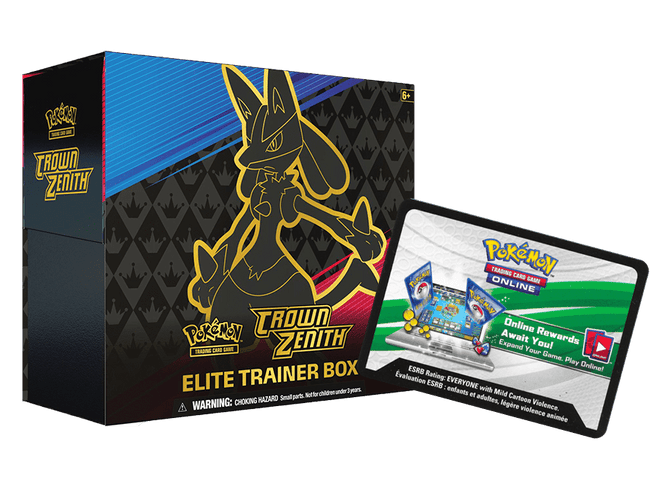 Live Pokemon Code Card: Crown Zenith Elite Trainer Box Hover Image