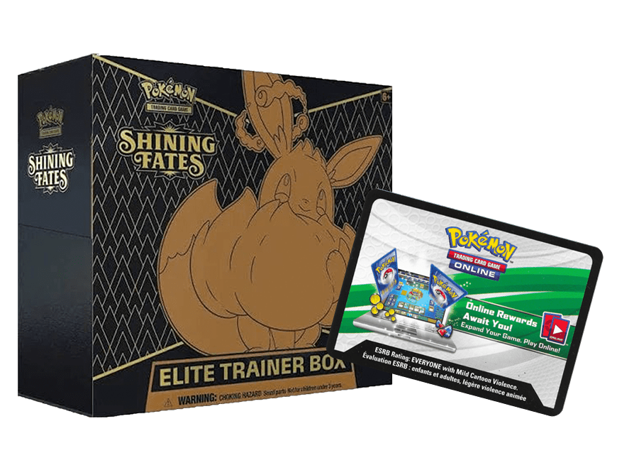 Pokémon TCG Live codekaart uit de Shining Fates Elite Trainer Box Hoofdafbeelding