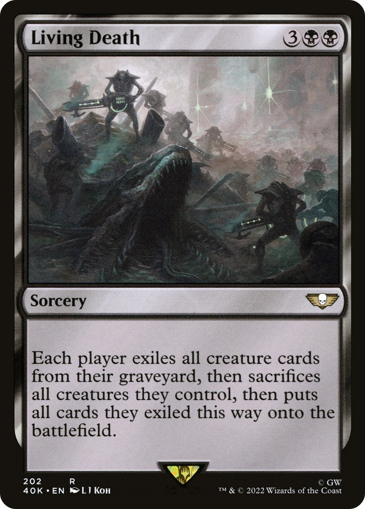 Living Death – Universes Beyond: Warhammer 40,000 202 – Magic: The Gathering single card | Lichcards