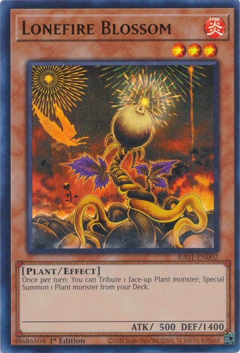 Lonefire Blossom (UR) - RA01-EN002 - Ultra Rare - 1st Edition