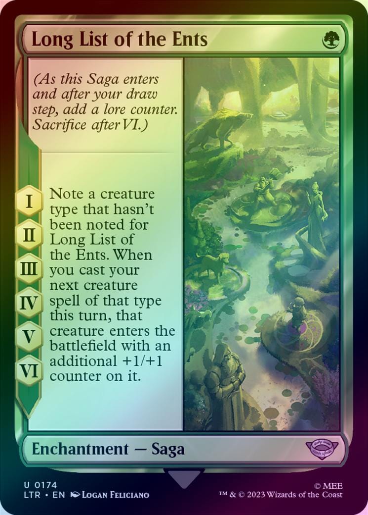 Long List of the Ents (Foil) (LTR)