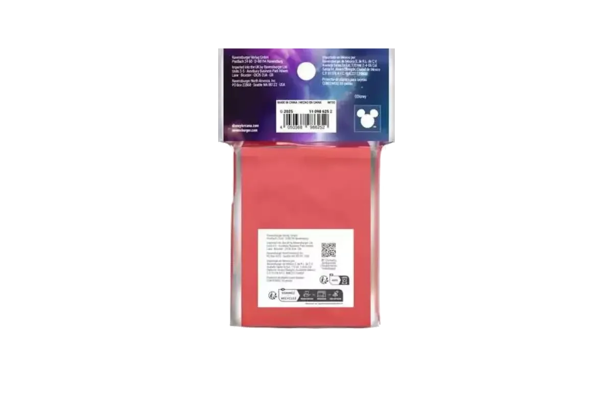 Goof Troop Card Sleeves voor Disney Lorcana – achterzijde verpakking