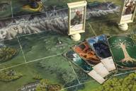 The Lord of the Rings The Confrontation Ultimate Edition, speelbord en spelonderdelen