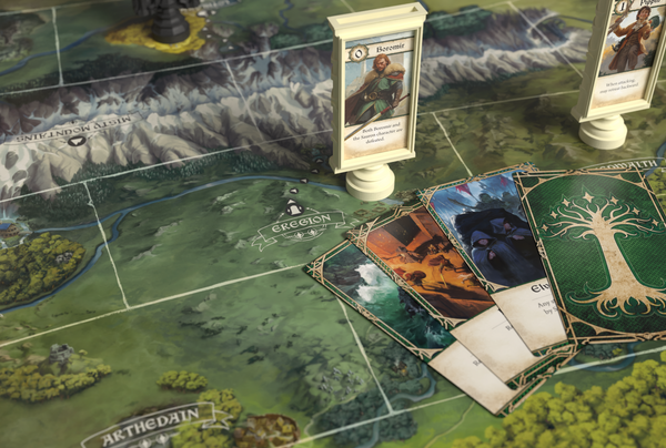 The Lord of the Rings The Confrontation Ultimate Edition, speelbord en spelonderdelen