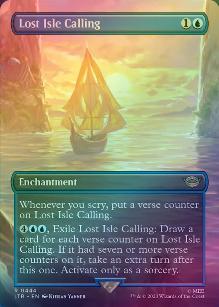 Lost Isle Calling - Borderless Scene (Foil) (LTR)