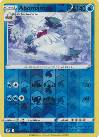 Lost Origin - 043/196 - Abomasnow - Reverse Holo