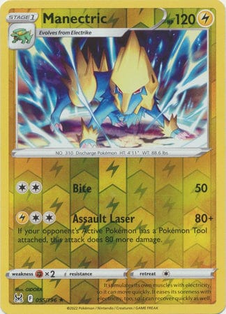 Lost Origin - 055/196 - Manectric - Reverse Holo