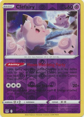 Lost Origin - 062/196 - Clefairy - Reverse Holo