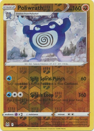 Lost Origin - 085/196 - Poliwrath - Reverse Holo